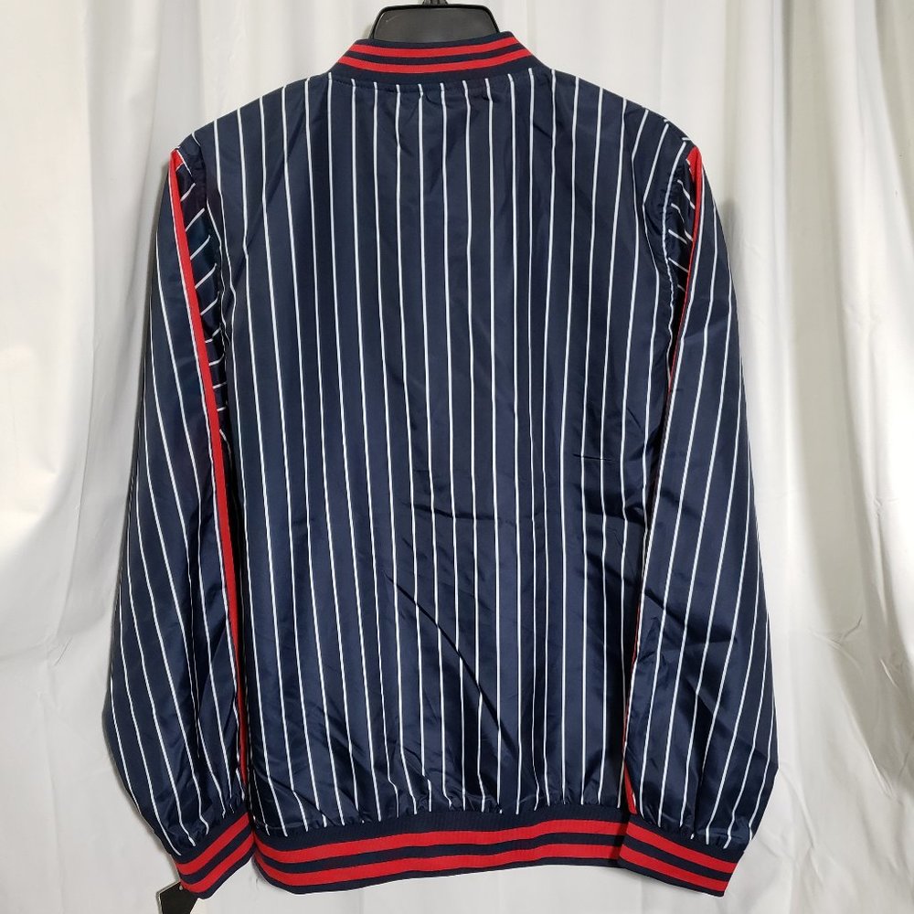 Men's Dark Blue Nylon Windbreaker NWT - Picture 2 of 4